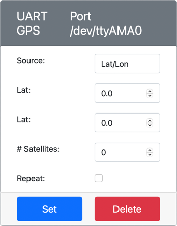 創建的 GPS 傳感器